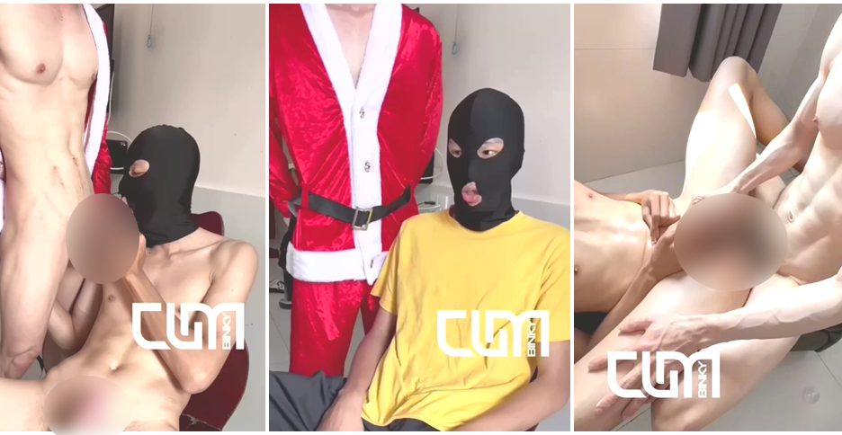Binky cum x Santa cơ bắp cặc bự