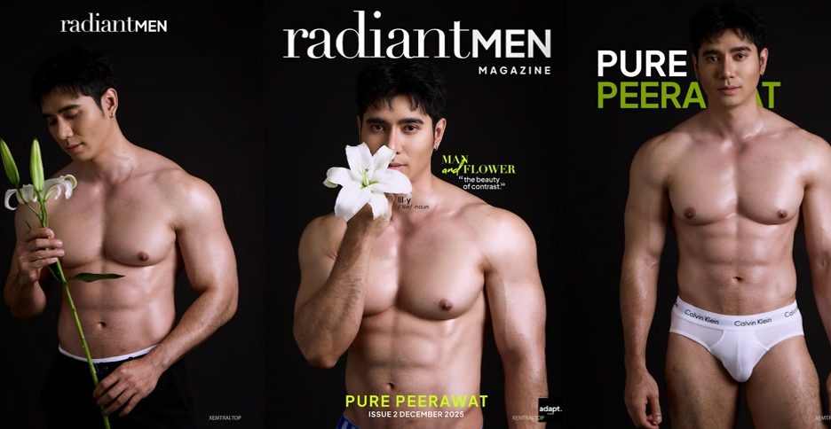radiantMEN ISSUE02 – PURE PEERAWAT (photo+video)